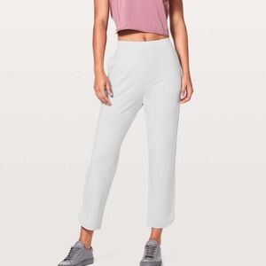 Lululemon Every Moment Pant Vapor Grey Modal French Terry Joggers Size 8